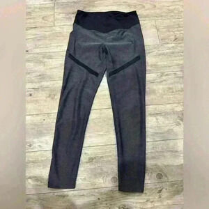 Zella grey and black active leggings size small